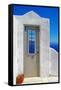 Architectural Details of Santorini - Traditional Cycladic Style-Maugli-l-Framed Stretched Canvas