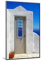 Architectural Details of Santorini - Traditional Cycladic Style-Maugli-l-Mounted Photographic Print
