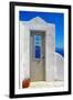 Architectural Details of Santorini - Traditional Cycladic Style-Maugli-l-Framed Photographic Print