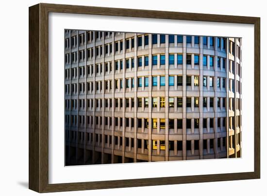 Architectural Details of the Brandywine Building Taken in Downtown Wilmington, Delaware.-Jon Bilous-Framed Photographic Print