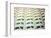 Architectural Details of the Colourful Balconies in the Atrium of the 7 Star Burj Al Arab Hotel-Cahir Davitt-Framed Photographic Print