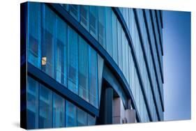 Architectural Details of the Modern Wsfs Bank Building in Downtown Wilmington, Delaware.-Jon Bilous-Stretched Canvas