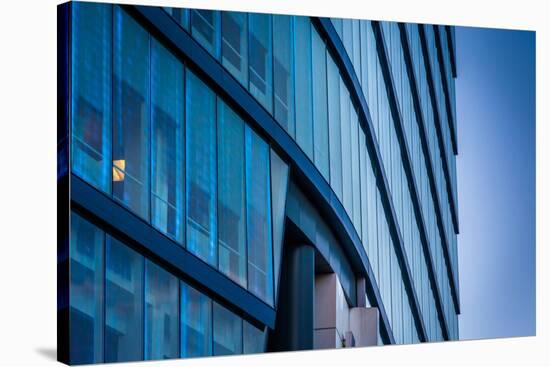 Architectural Details of the Modern Wsfs Bank Building in Downtown Wilmington, Delaware.-Jon Bilous-Stretched Canvas