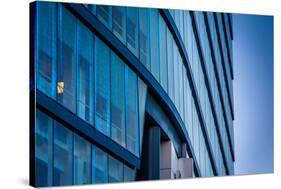 Architectural Details of the Modern Wsfs Bank Building in Downtown Wilmington, Delaware.-Jon Bilous-Stretched Canvas