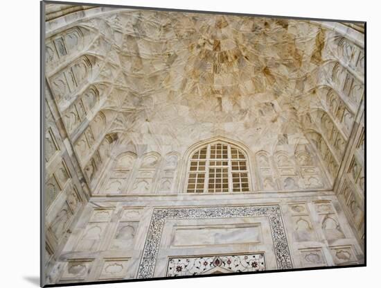 Architectural details, Taj Mahal, Agra, India-Adam Jones-Mounted Photographic Print
