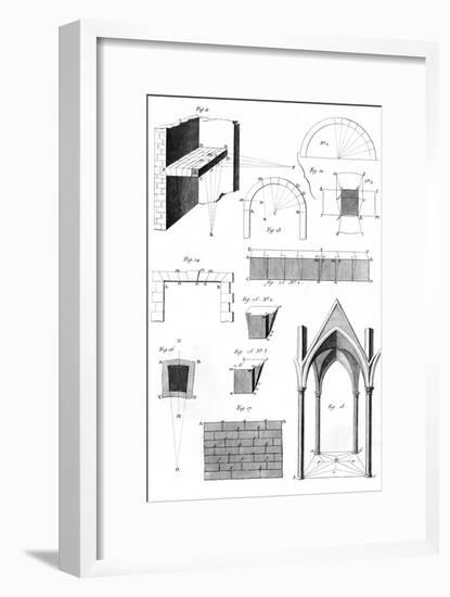 Architectural Details-null-Framed Art Print