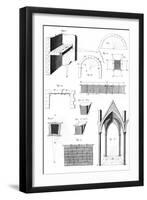 Architectural Details-null-Framed Art Print