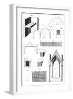 Architectural Details-null-Framed Art Print