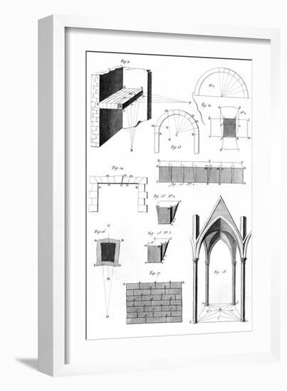 Architectural Details-null-Framed Art Print