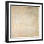 Architectural Drawing (Pencil on Paper)-Michelangelo Buonarroti-Framed Giclee Print