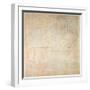 Architectural Drawing (Pencil on Paper)-Michelangelo Buonarroti-Framed Giclee Print