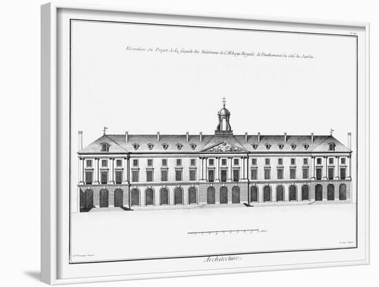 Architectural Elevation II-null-Framed Art Print