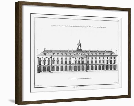 Architectural Elevation II-null-Framed Art Print