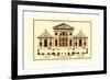 Architectural Facade VI-Jean Deneufforge-Framed Premium Giclee Print