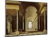 Architectural Fantasy with Figures, 1638-Gerrit Houckgeest-Mounted Giclee Print