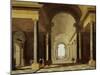 Architectural Fantasy with Figures, 1638-Gerrit Houckgeest-Mounted Giclee Print