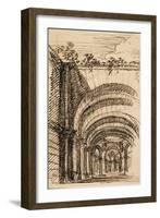 Architectural Fantasy-Giuseppe Valeriani-Framed Giclee Print