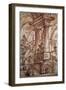 Architectural Interior and Staircase-Giovanni Battista Piranesi-Framed Giclee Print