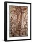 Architectural Interior and Staircase-Giovanni Battista Piranesi-Framed Giclee Print