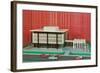 Architectural Model of Building-null-Framed Art Print