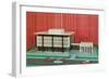 Architectural Model of Building-null-Framed Premium Giclee Print