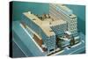 Architectural Model of Building-null-Stretched Canvas