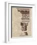 Architectural Rendering I Burlap-Hugo Wild-Framed Art Print