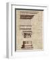 Architectural Rendering II Burlap-Hugo Wild-Framed Art Print