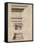 Architectural Rendering II Burlap-Hugo Wild-Framed Stretched Canvas