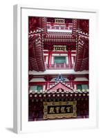 Architectural Roof Detail of the Buddha Tooth Relic Temple and Museum, South Bridge Road-Cahir Davitt-Framed Photographic Print