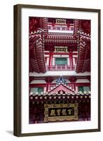 Architectural Roof Detail of the Buddha Tooth Relic Temple and Museum, South Bridge Road-Cahir Davitt-Framed Photographic Print