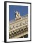 Architectural Sculpture on Burgtheater in Vienna-Jon Hicks-Framed Photographic Print