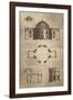 Architectural Sketch I-School of Padua-Framed Giclee Print