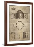 Architectural Sketch I-School of Padua-Framed Giclee Print
