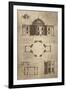 Architectural Sketch I-School of Padua-Framed Giclee Print