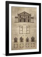 Architectural Sketch II-School of Padua-Framed Giclee Print