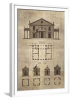 Architectural Sketch II-School of Padua-Framed Giclee Print