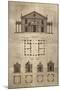 Architectural Sketch II-School of Padua-Mounted Giclee Print