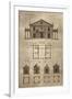 Architectural Sketch II-School of Padua-Framed Giclee Print