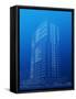 Architectural Sketch of High-Rise Building-katritch-Framed Stretched Canvas
