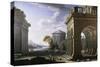 Architectural Study of Columns and Arches-Giovanni Paolo Pannini-Stretched Canvas