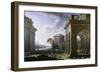 Architectural Study of Columns and Arches-Giovanni Paolo Pannini-Framed Giclee Print