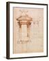 Architectural Study-Michelangelo Buonarroti-Framed Giclee Print