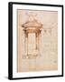 Architectural Study-Michelangelo Buonarroti-Framed Giclee Print