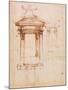 Architectural Study-Michelangelo Buonarroti-Mounted Giclee Print