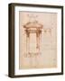 Architectural Study-Michelangelo Buonarroti-Framed Giclee Print