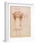 Architectural Study-Michelangelo Buonarroti-Framed Giclee Print