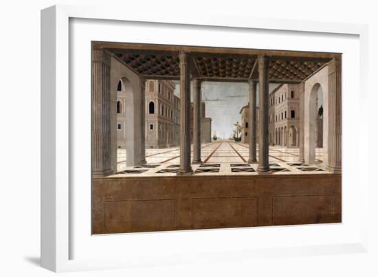 Architectural Veduta, C. 1490-Francesco di Giorgio Martini-Framed Giclee Print