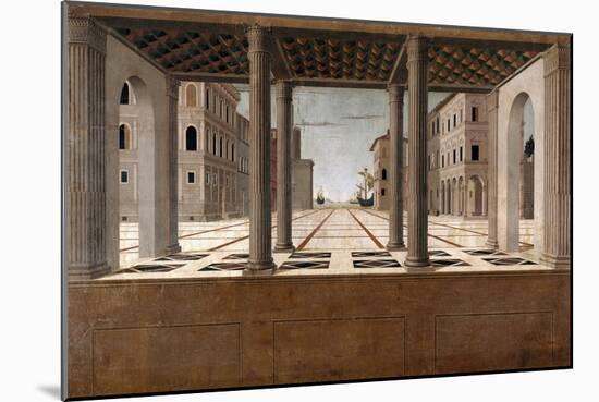 Architectural Veduta, C. 1490-Francesco di Giorgio Martini-Mounted Giclee Print