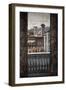 Architectural View, Detail from Frescoes-Baldassarre Peruzzi-Framed Giclee Print